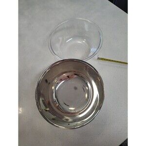 Paul Revere Silver Plate Reproduction 8" Footed Bowl with Liner Oneida 4" High